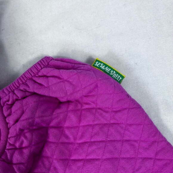 Sesame Street Zoe Quilted Overalls Hot Pink Size 18M - Picture 4 of 6